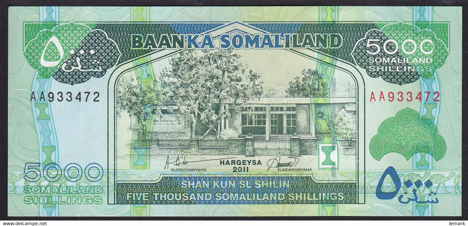 Somaliland 5000 Shilingi 2011 P21a UNC - Somalia