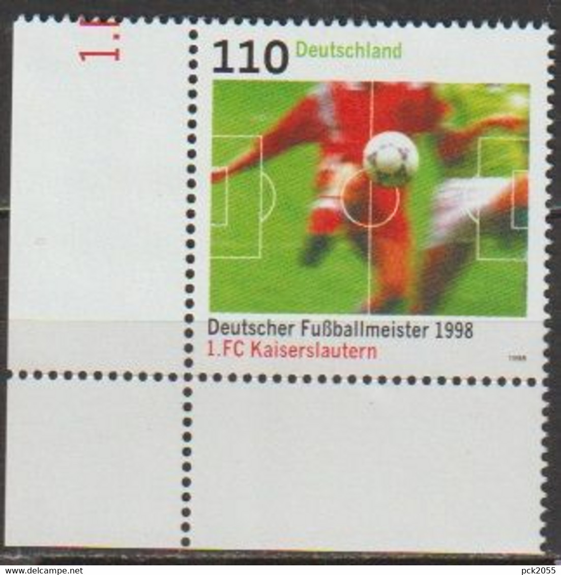 BRD 1998 MiNr.2010 ** Postfrisch Deutscher Fußballmeister 1.FC Kaiserslautern ( A4291 )günstige Versandkosten - Unused Stamps