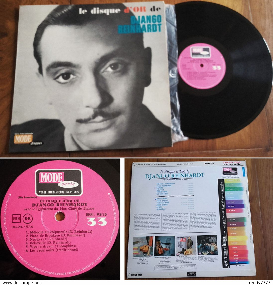 RARE French LP 33t RPM BIEM (12") DJANGO REINHARDT (1965) - Jazz