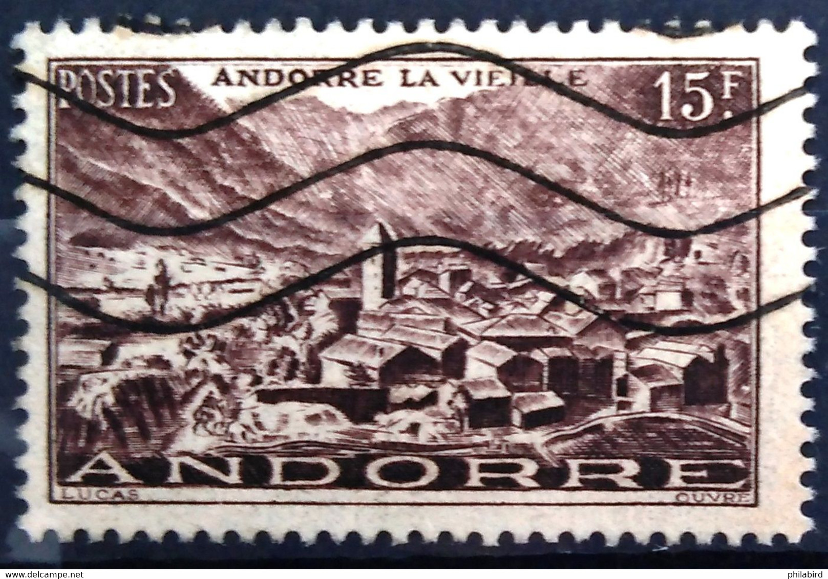 ANDORRE                       N° 132                      OBLITERE - Used Stamps