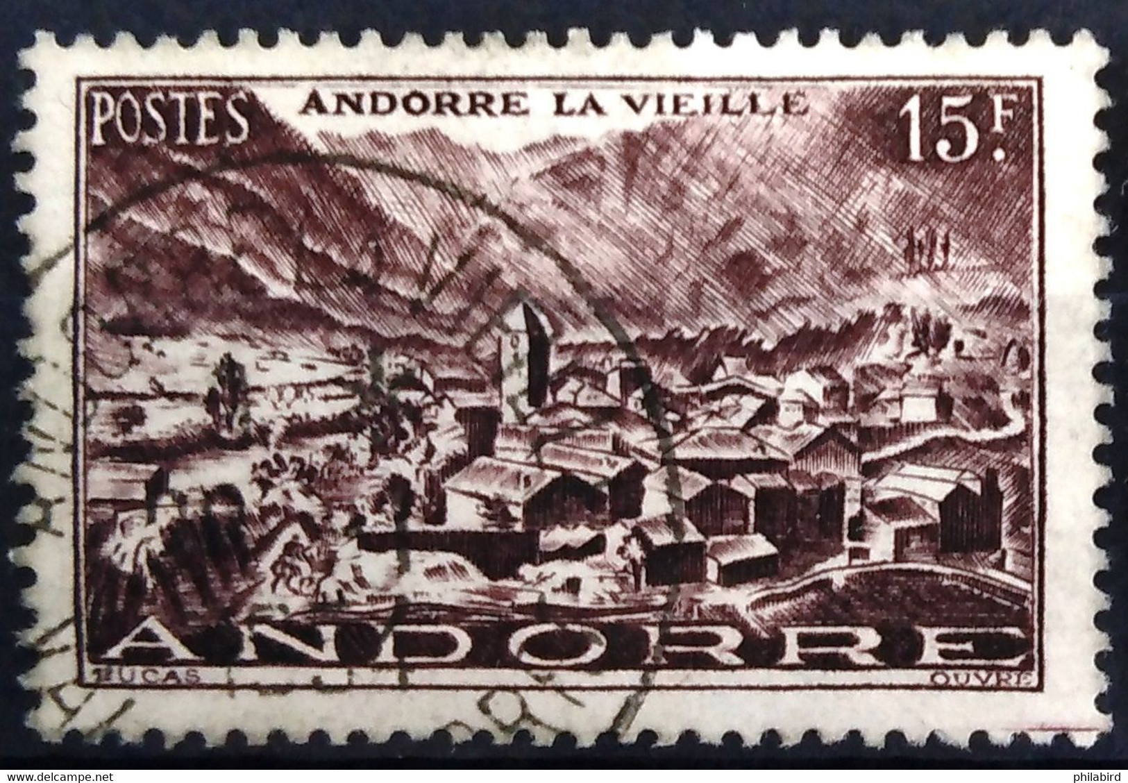 ANDORRE                       N° 132                      OBLITERE - Used Stamps