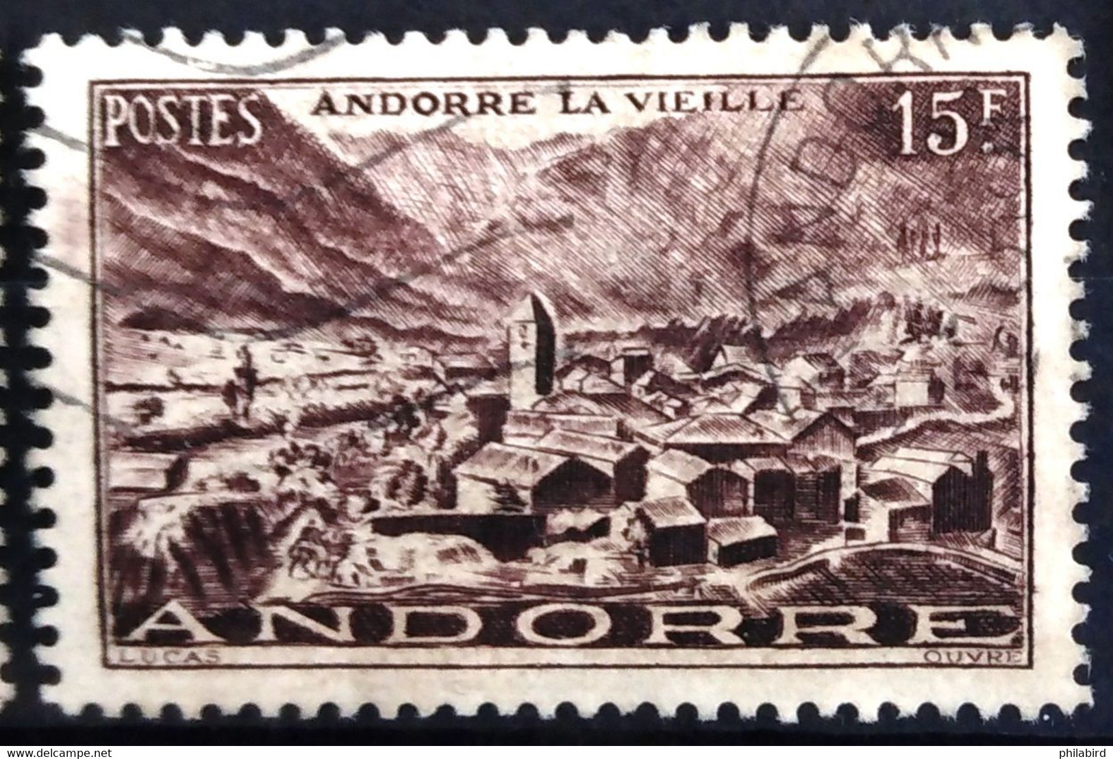 ANDORRE                       N° 132                      OBLITERE - Used Stamps