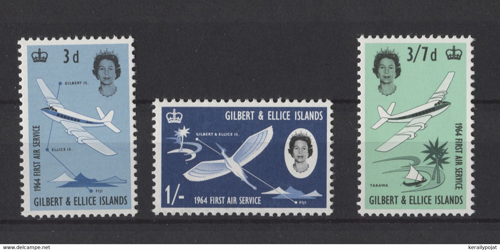 Gilbert & Ellice Islands - 1964 First Flight Connection MNH__(TH-19313) - Gilbert- Und Ellice-Inseln (...-1979)