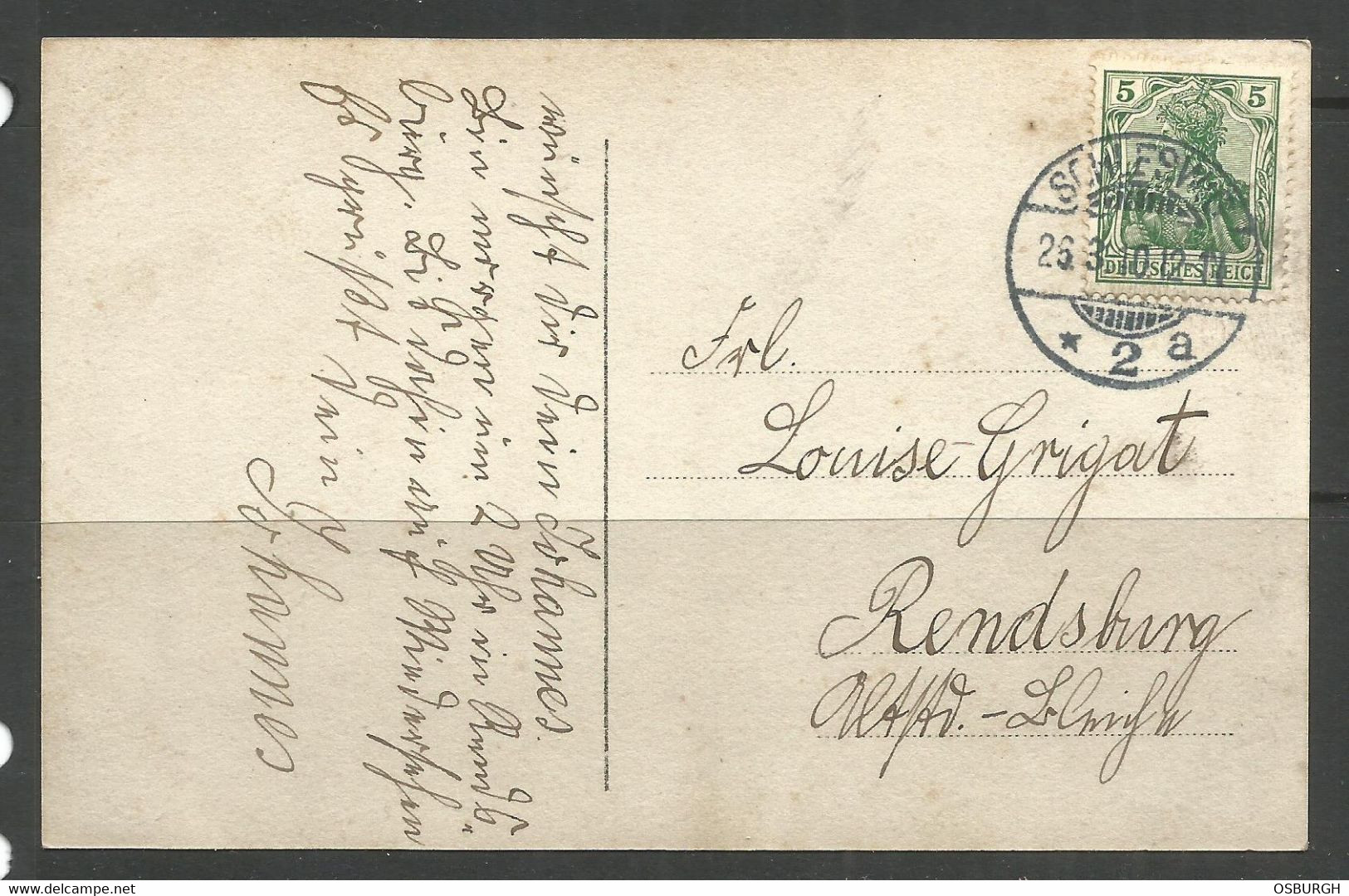 GERMANY. 1910. POSTCARD. EASTER CARD. LL. USED - Pasqua