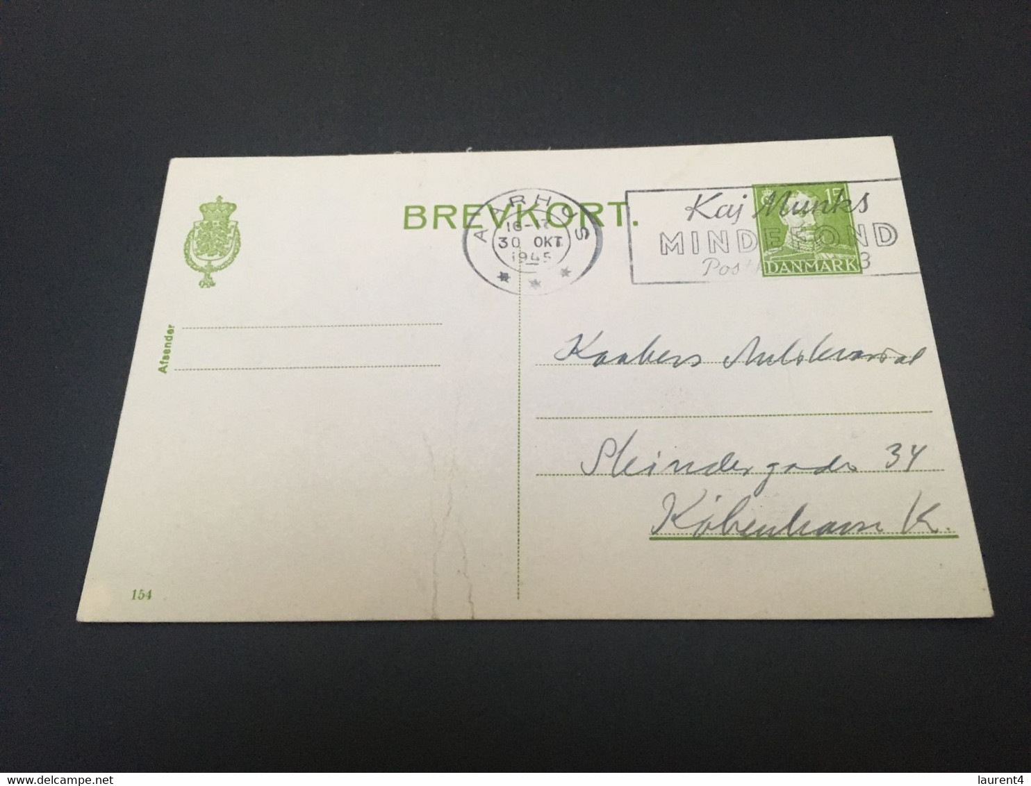 (5 B 1) Denmark - Posted - BREVKORT - 1945 - Other & Unclassified