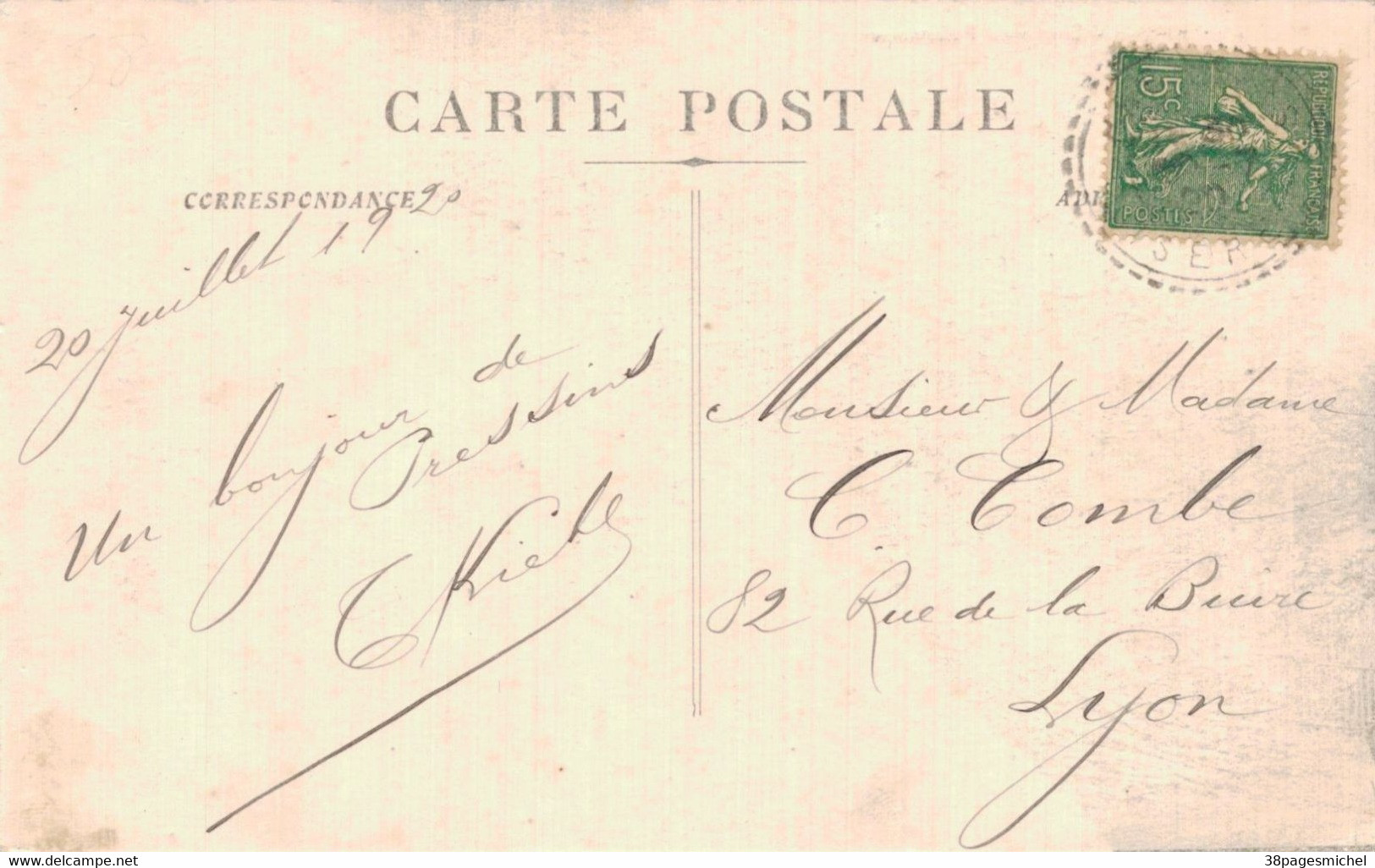 H0412 - PRESSINS - D38 - Entrée De Fallamieux - Altri & Non Classificati