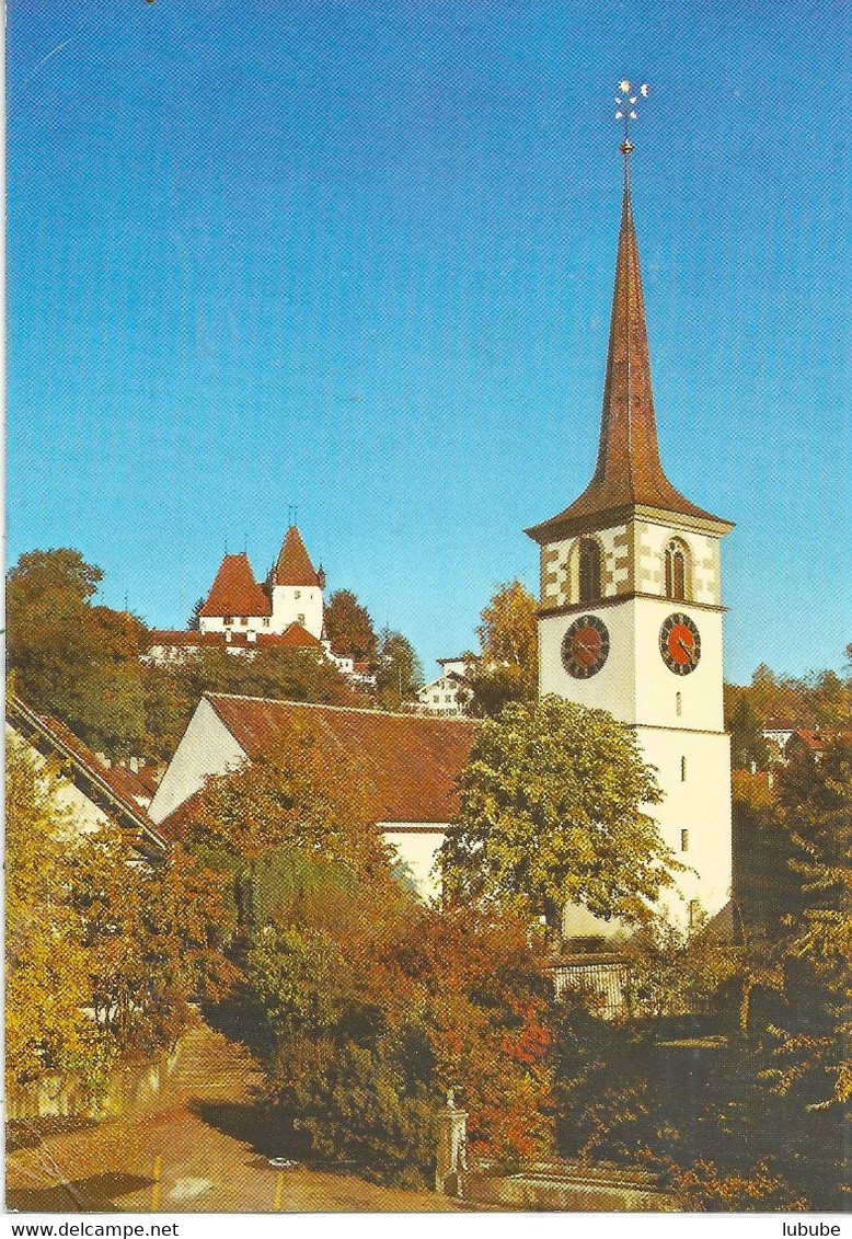 Worb - Kirche Mit Schloss           Ca. 1980 - Worb