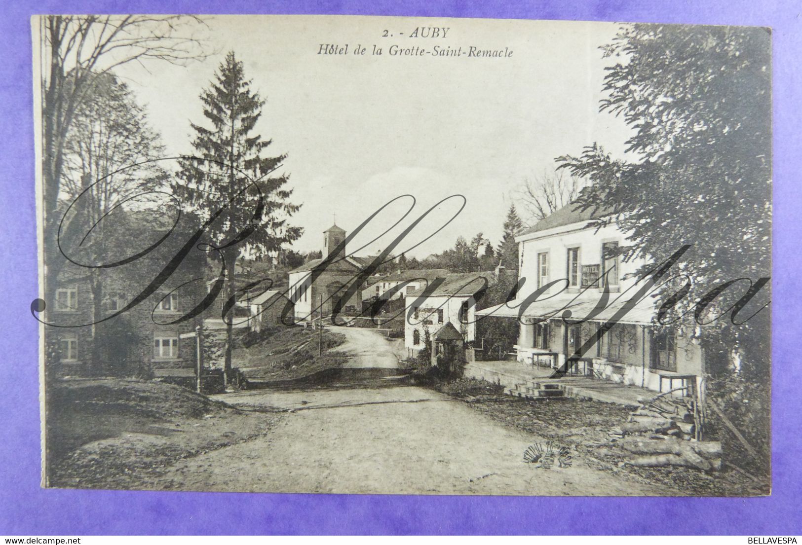 Auby Sur Semois. Hôtel De La Grotte Saint Remacle. N°2 Ed. H.Georges - Bertrix