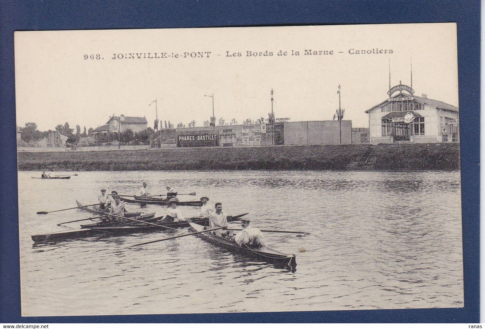 CPA Aviron Sport Regatte Joinville Le Pont écrite - Rowing