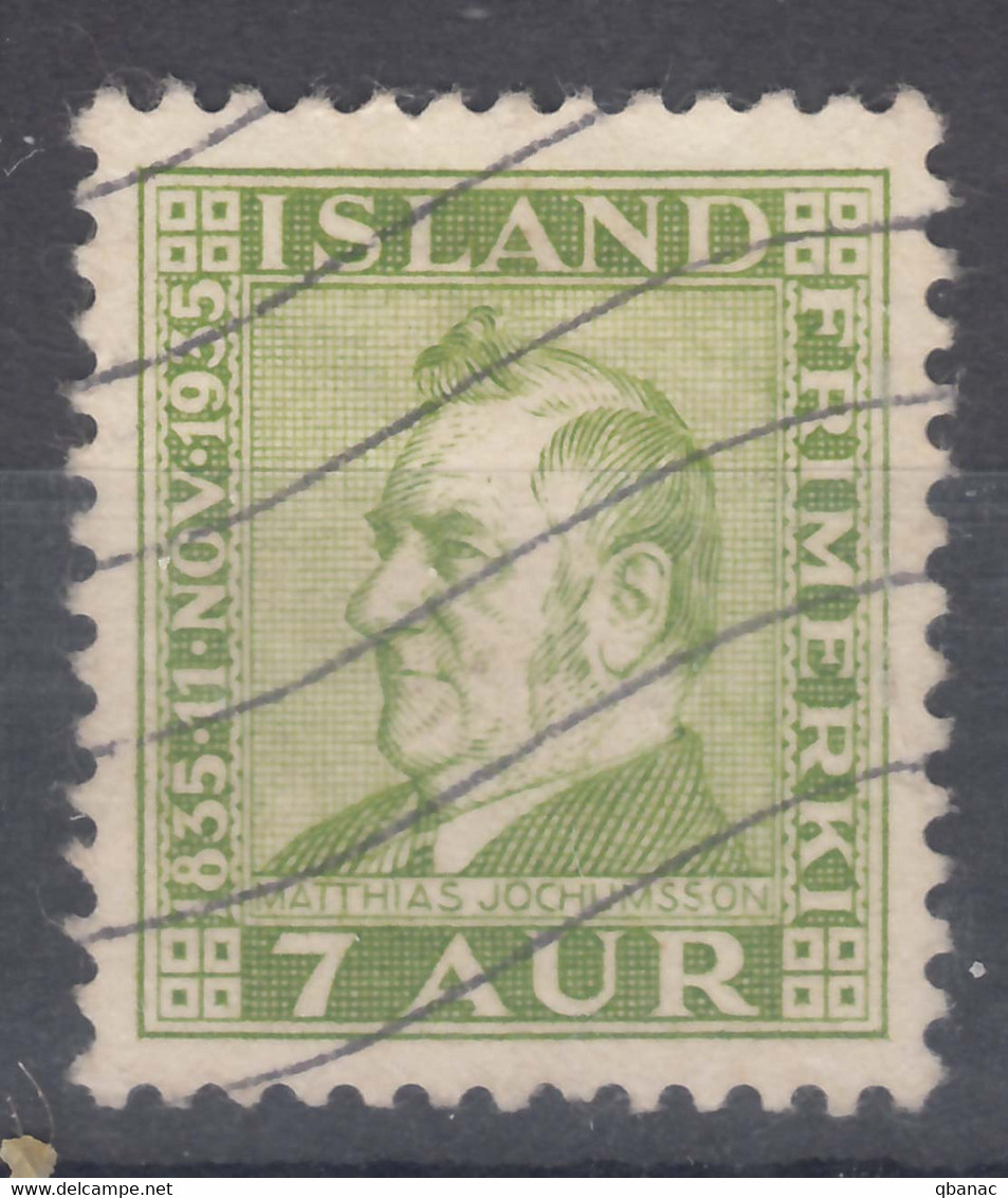 Iceland Island Ijsland 1935 Mi#185 Used - Usados