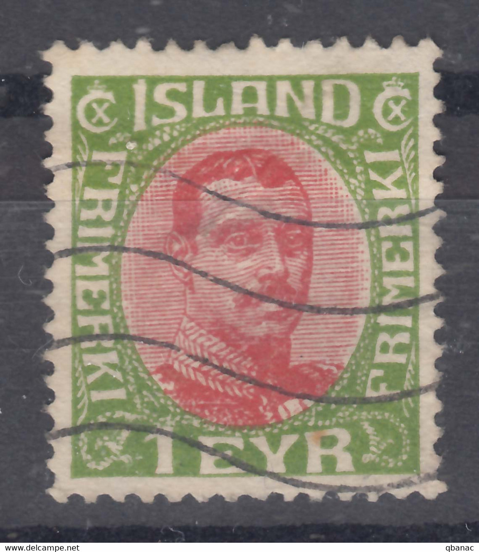 Iceland Island Ijsland 1920 Mi#83 Used - Oblitérés