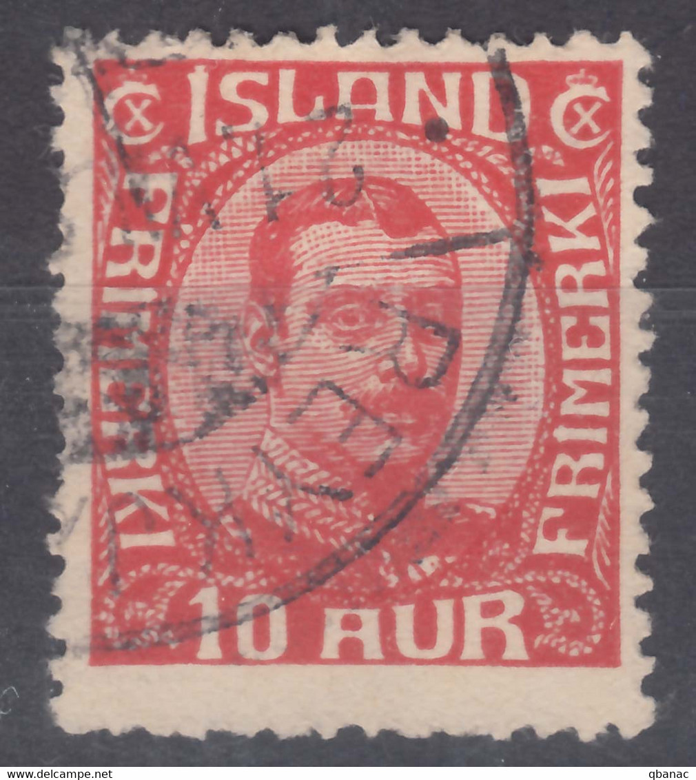 Iceland Island Ijsland 1920 Mi#89 Used - Oblitérés