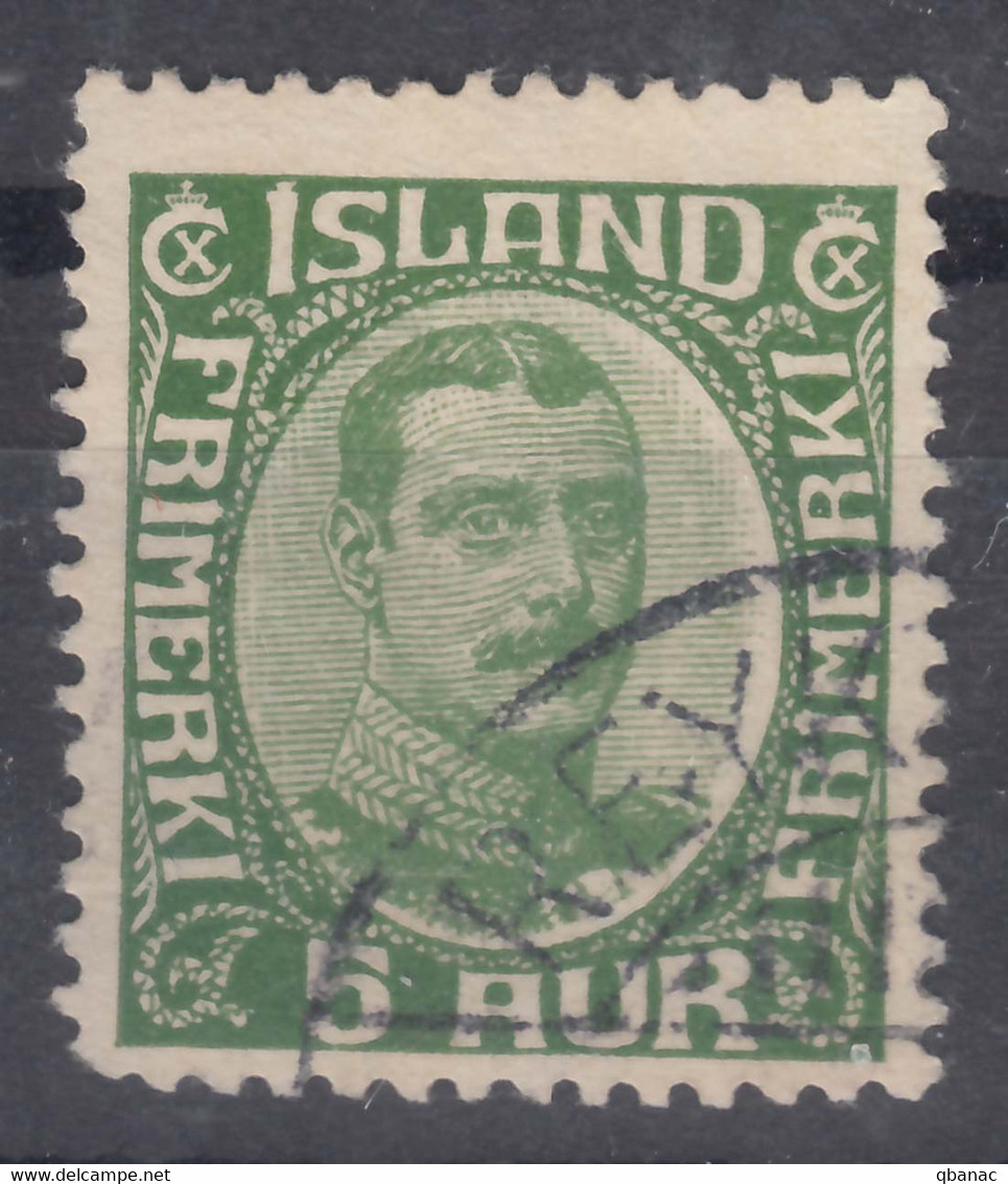 Iceland Island Ijsland 1920 Mi#86 Used - Oblitérés