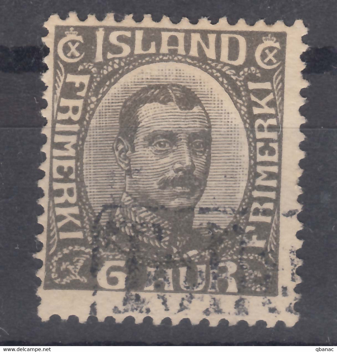 Iceland Island Ijsland 1920 Mi#87 Used - Oblitérés