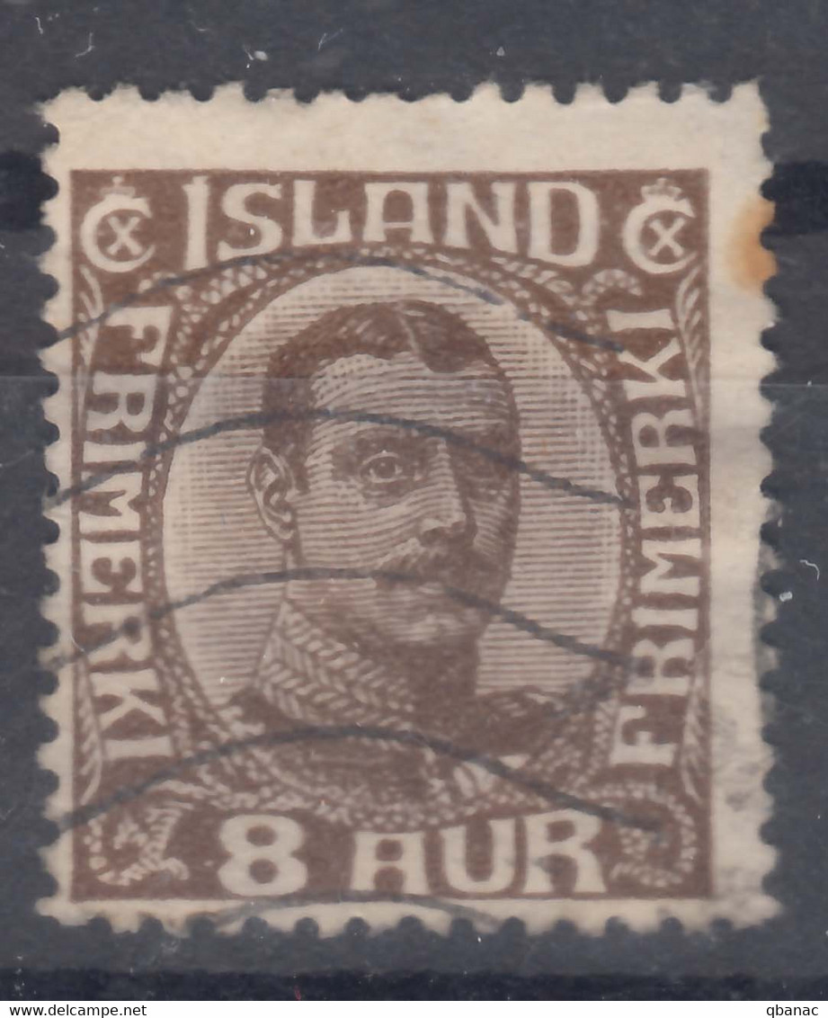 Iceland Island Ijsland 1920 Mi#88 Used - Usados