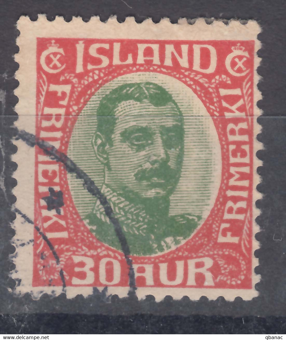 Iceland Island Ijsland 1920 Mi#92 Used - Usados