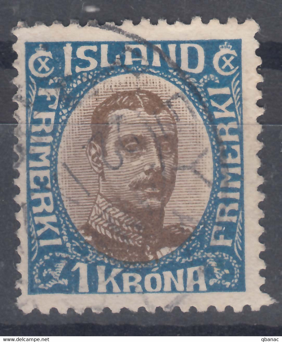 Iceland Island Ijsland 1920 Mi#96 Used - Usados