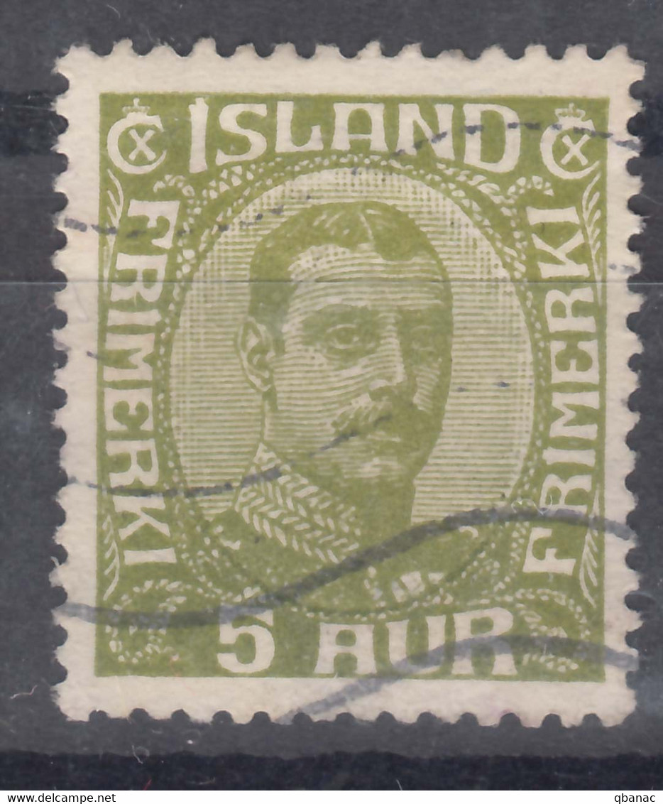 Iceland Island Ijsland 1921 Mi#99 Used - Oblitérés