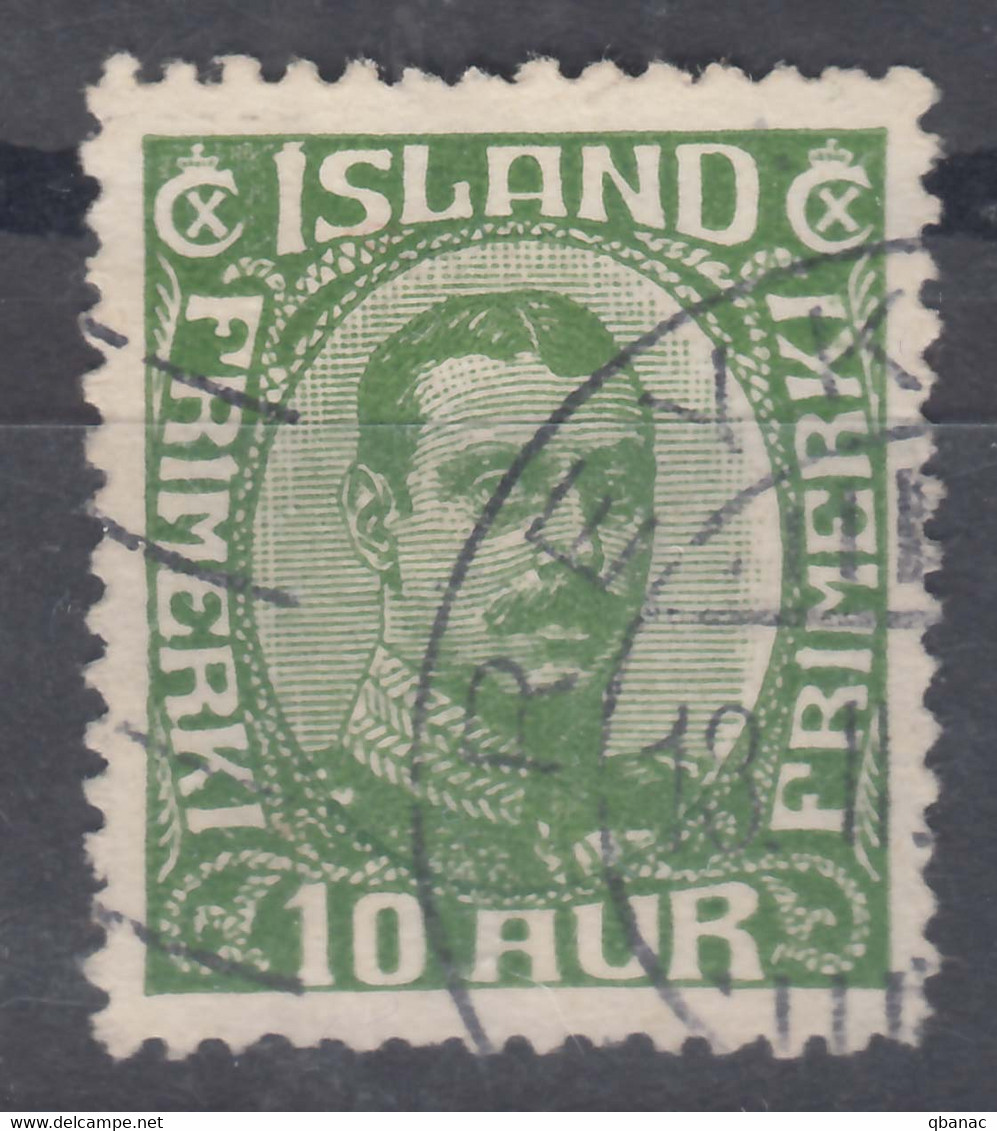 Iceland Island Ijsland 1921 Mi#100 Used - Usados