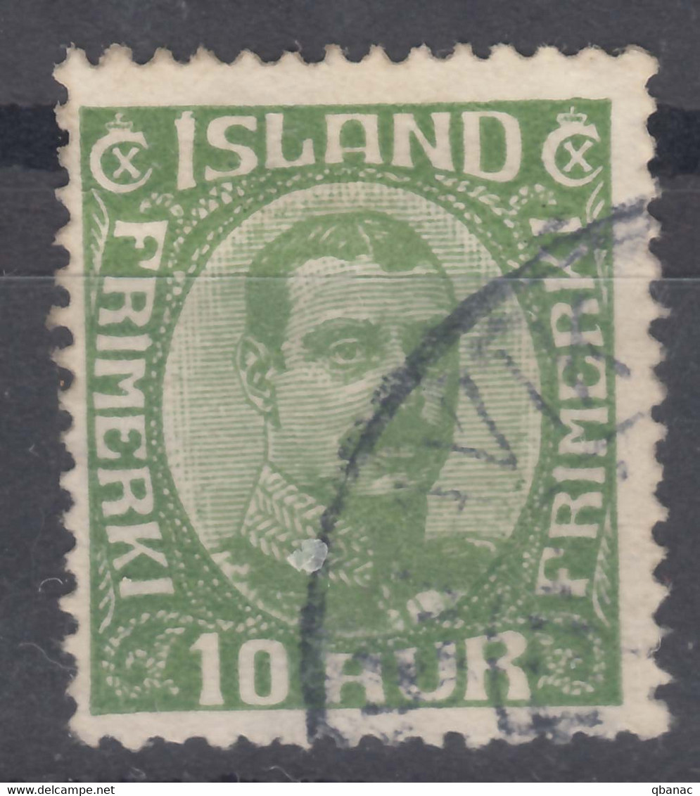 Iceland Island Ijsland 1921 Mi#100 Used - Usados