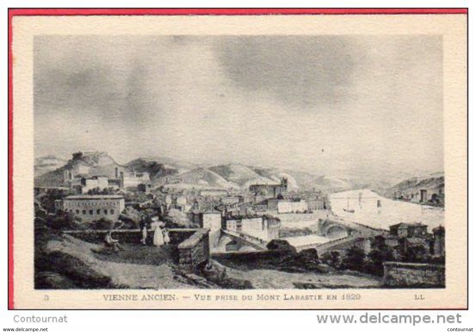 CPA 38 VIENNE Ancien - Vue Prise Du Mont Labastie En 1829 - Vienne