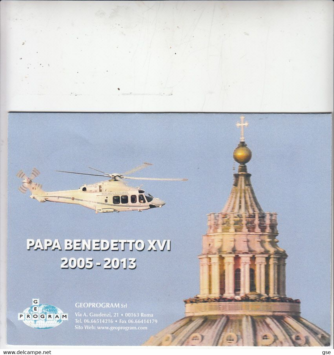 VATICANO  2013 - Folder PAPA BENEDETTO XVI - Pontificato  22005-2013 = - Storia Postale