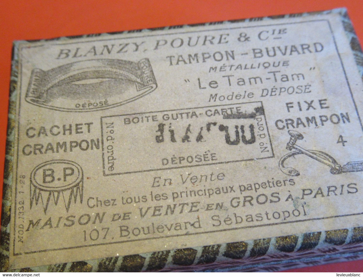 Boite De Plumes Métalliques/BLANZY POURE & Cie/Couverture Dorée-vert/Monopole/avec 35 Plumes/Boulogne/Vers 1920   CAH315 - Pens
