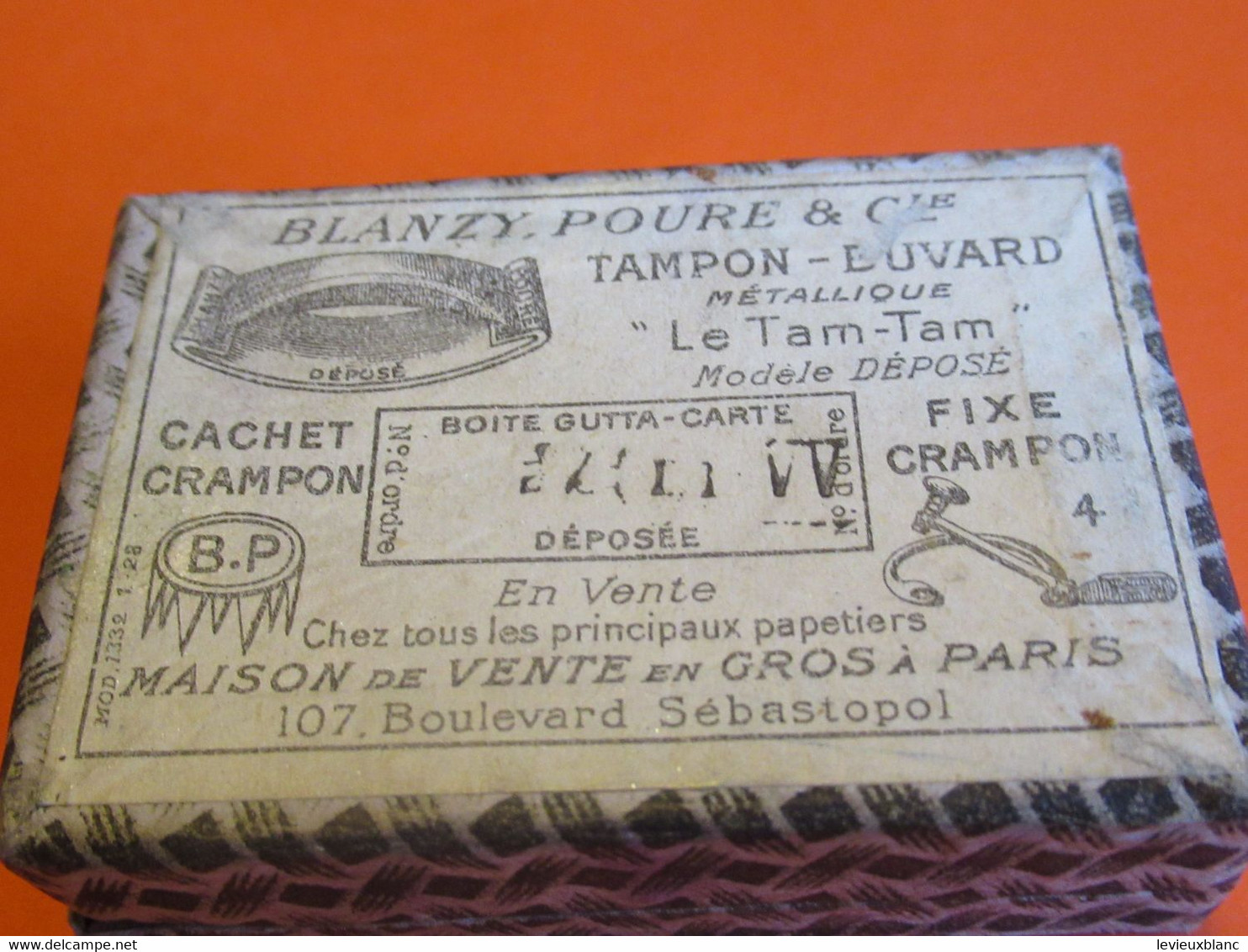 Boite De Plumes Métalliques/BLANZY POURE & Cie/Couverture Dorée-Bleu/Monopole/avec 35 Plumes/Boulogne/Vers 1920   CAH314 - Vulpen