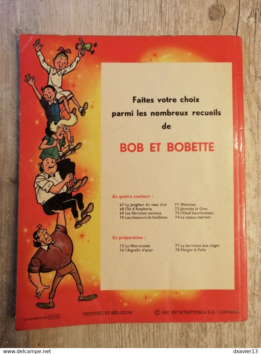 Bande Dessinée - Bob Et Bobette 78 - Margot La Folle (1967) - Bob Et Bobette