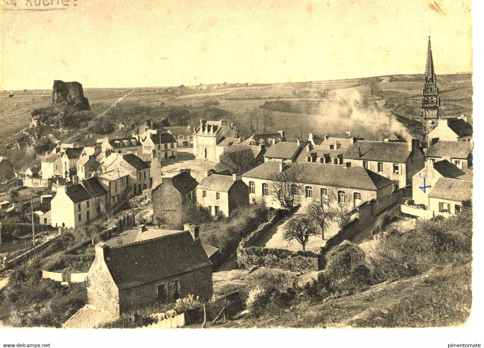 LA ROCHE MAURICE LE BOURG 1943 - La Roche-Maurice