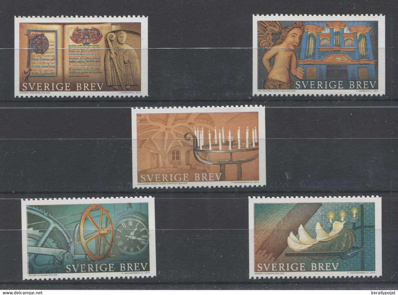 Sweden - 2014 Church Art In Sweden MNH__(TH-8721) - Unused Stamps