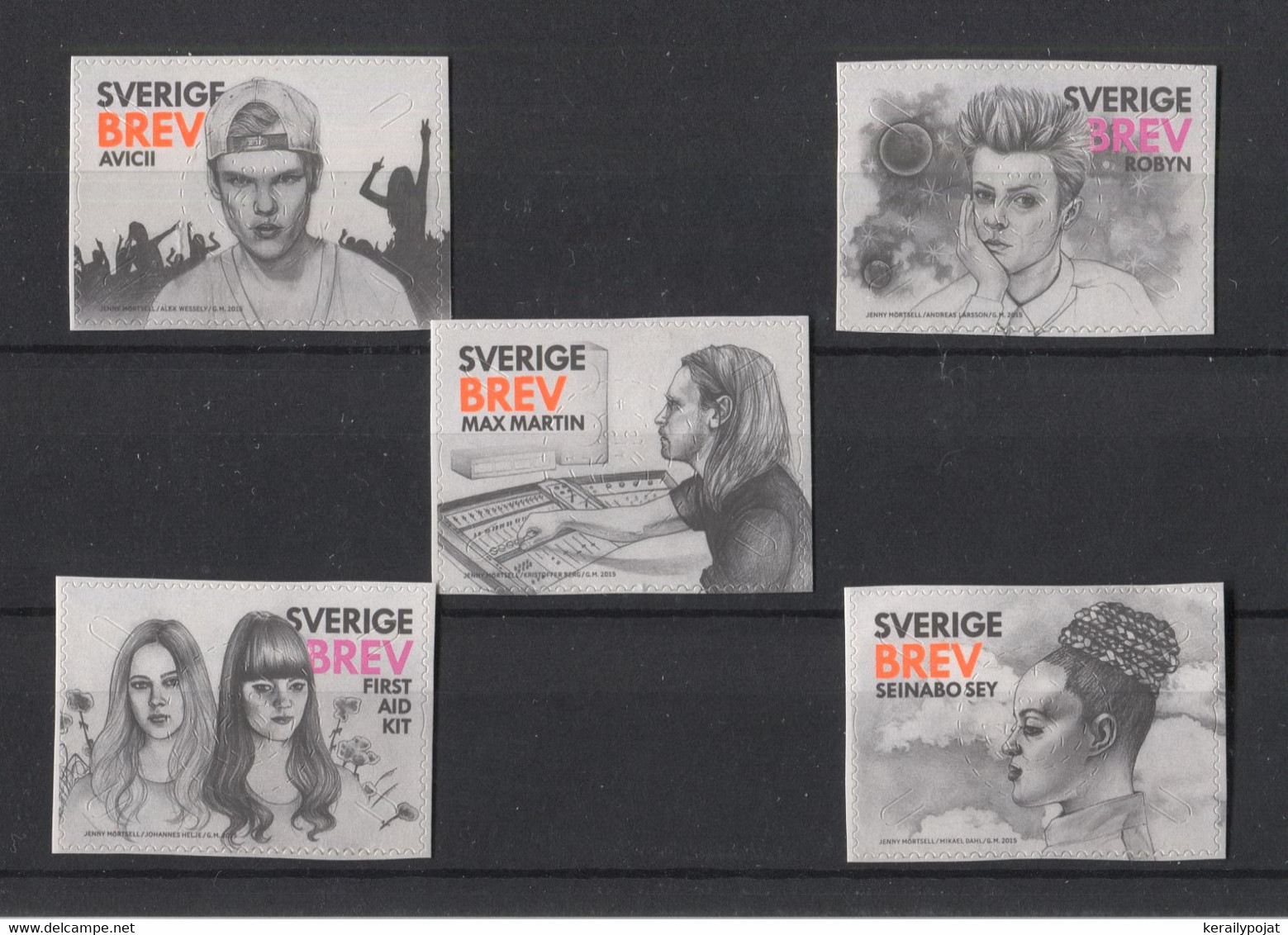Sweden - 2015 Swedish Pop Export Self-adhesive MNH__(TH-17119) - Unused Stamps