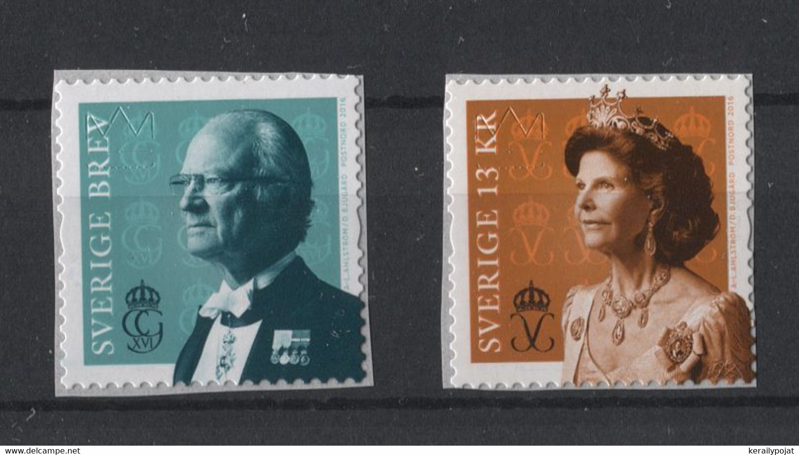 Sweden - 2016 King Carl XVI Self-adhesive MNH__(TH-18697) - Unused Stamps