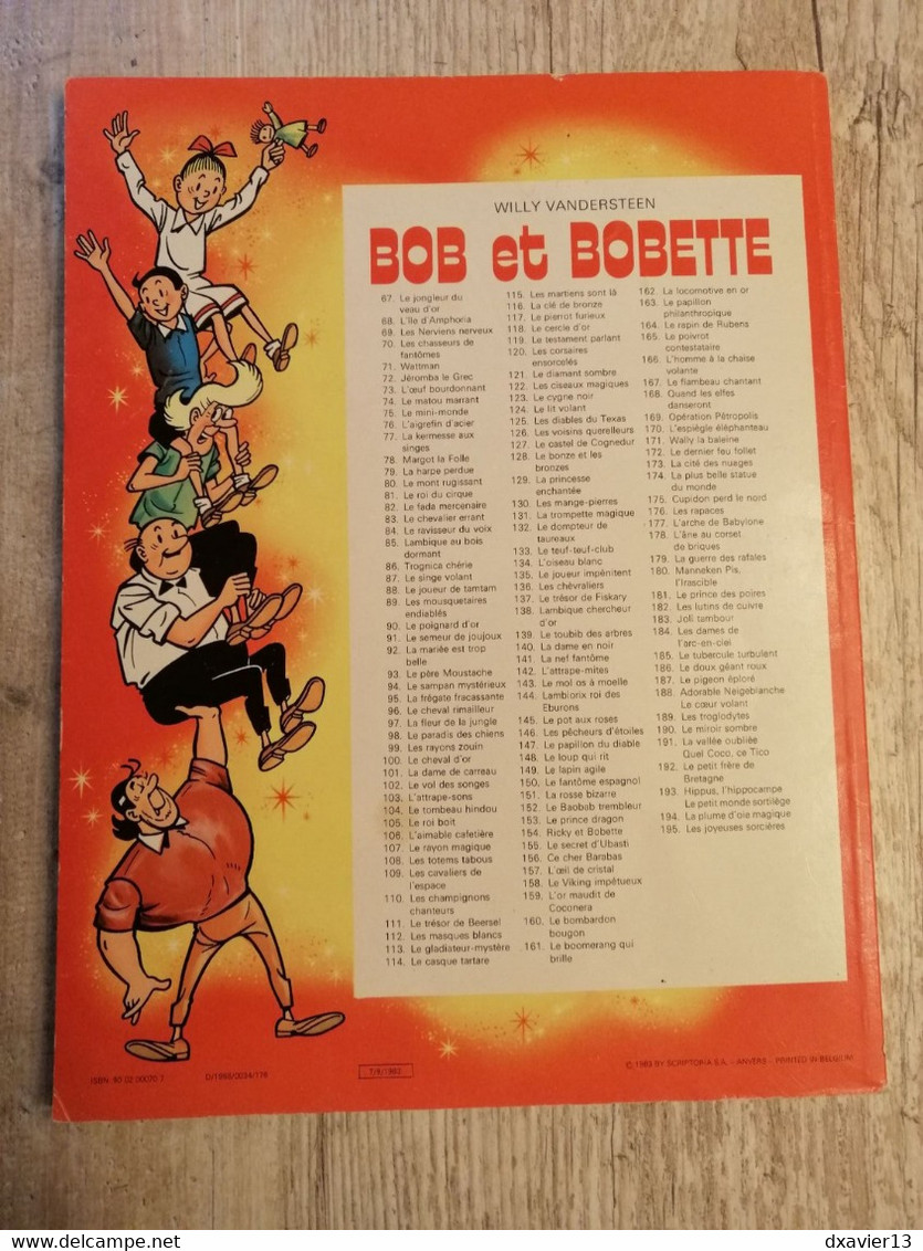 Bande Dessinée - Bob Et Bobette 84 - Le Ravisseur De Voix (1983) - Bob Et Bobette