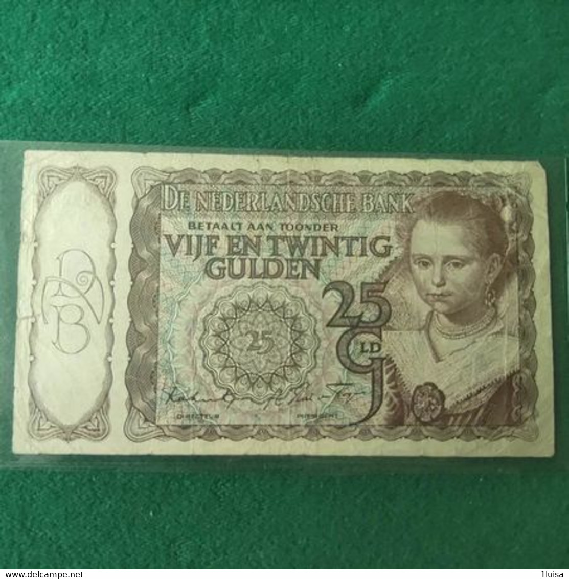 PAESI BASSI 25 GULDEN 1940 - 25 Florín Holandés (gulden)