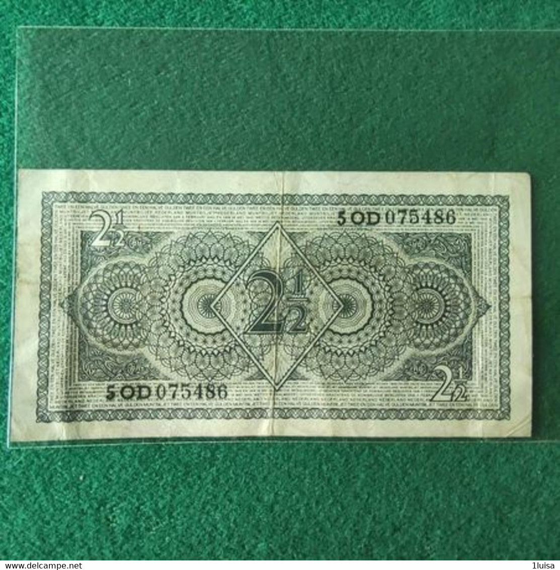 PAESI BASSI 2 1/2  GULDEN 1945 - 2 1/2 Gulden