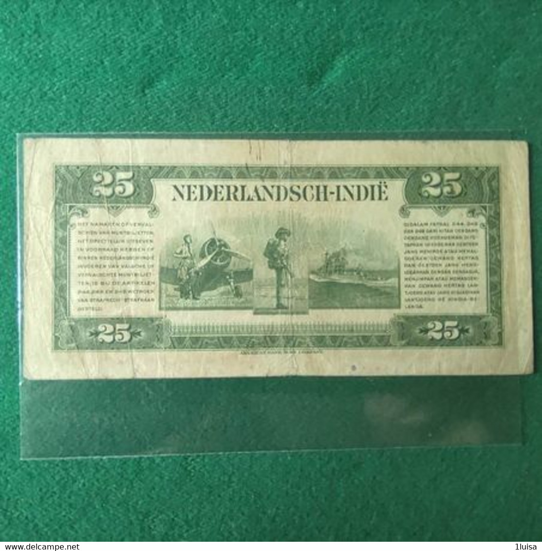 PAESI BASSI 25 GULDEN 1943 - Dutch East Indies