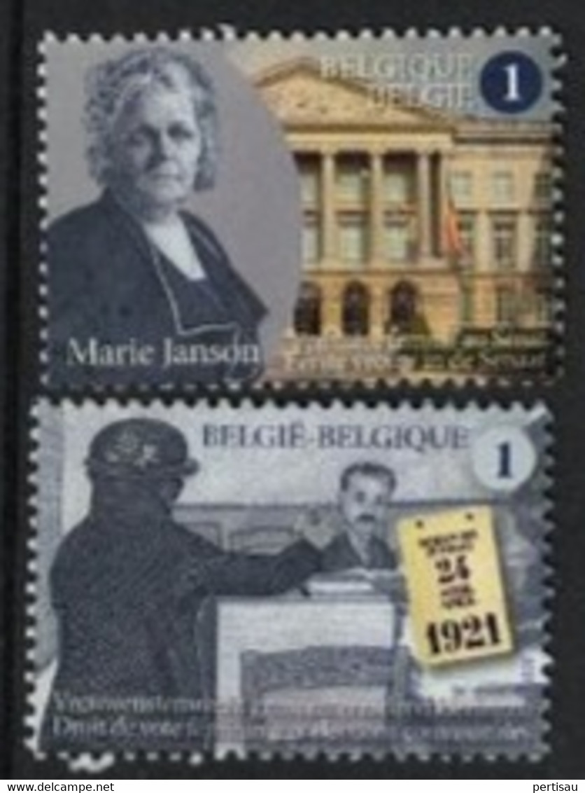 Vrouwen In De Belgische Politiek 2021 - Unused Stamps
