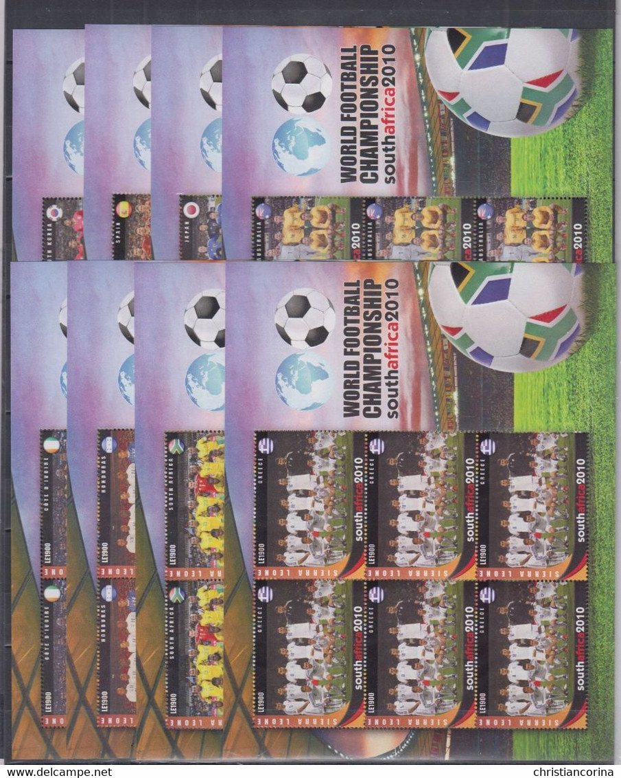 SIERRA LEONE 2010 FOOTBALL WORLD CUP - 32 SHEETS - 2010 – South Africa