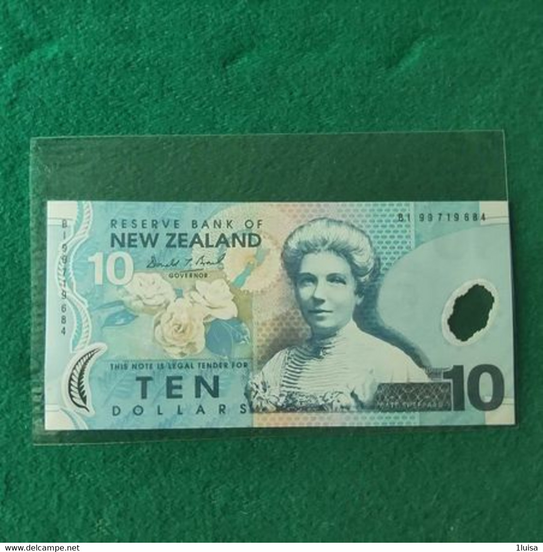 NUOVA ZELANDA 10 DOLLARS - Nieuw-Zeeland