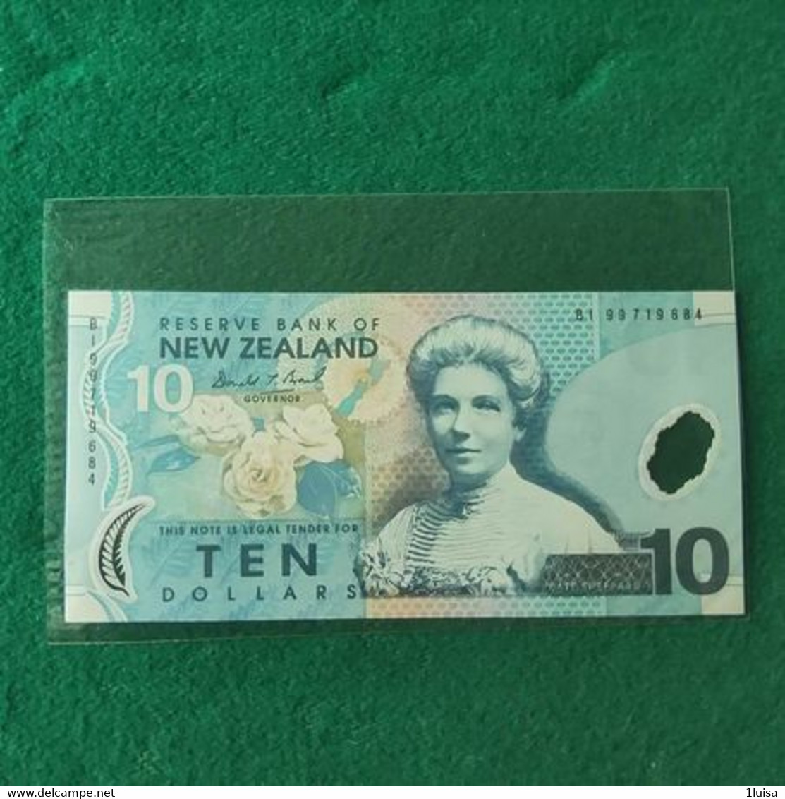 NUOVA ZELANDA 10 DOLLARS - Nueva Zelandía