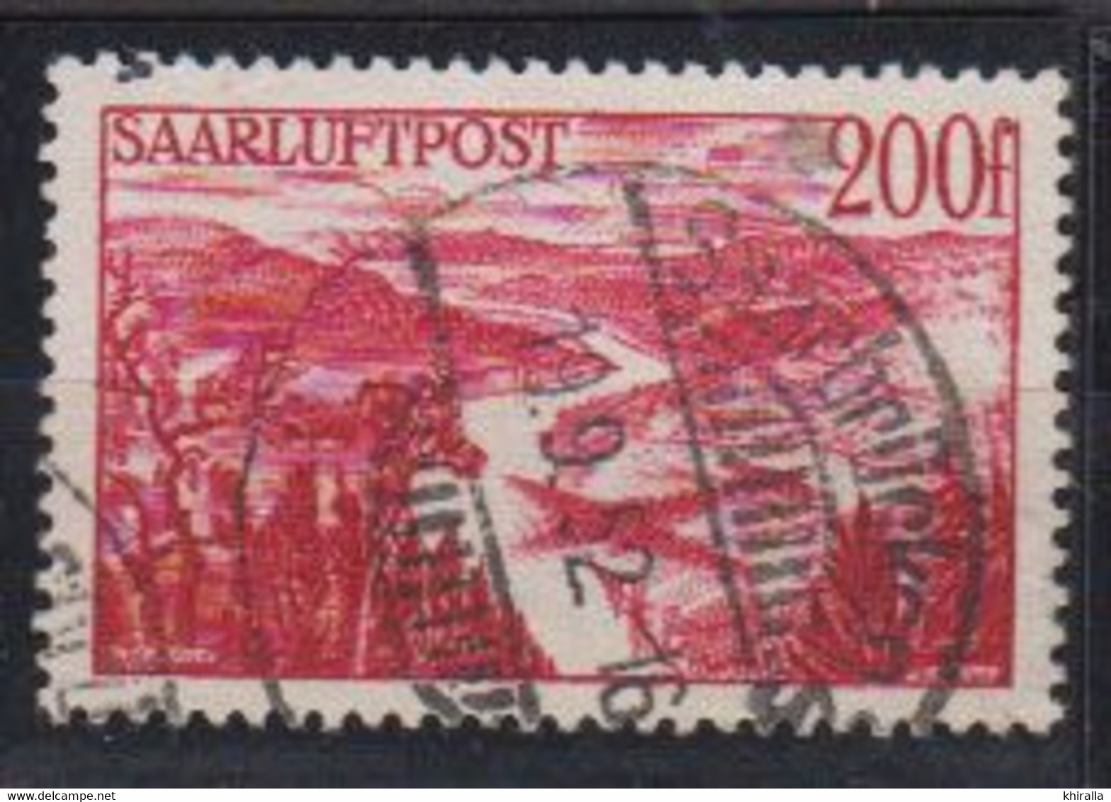 SARRE      1948         PA     N°   11                COTE       45 € 00      ( S 1092 ) - Luftpost