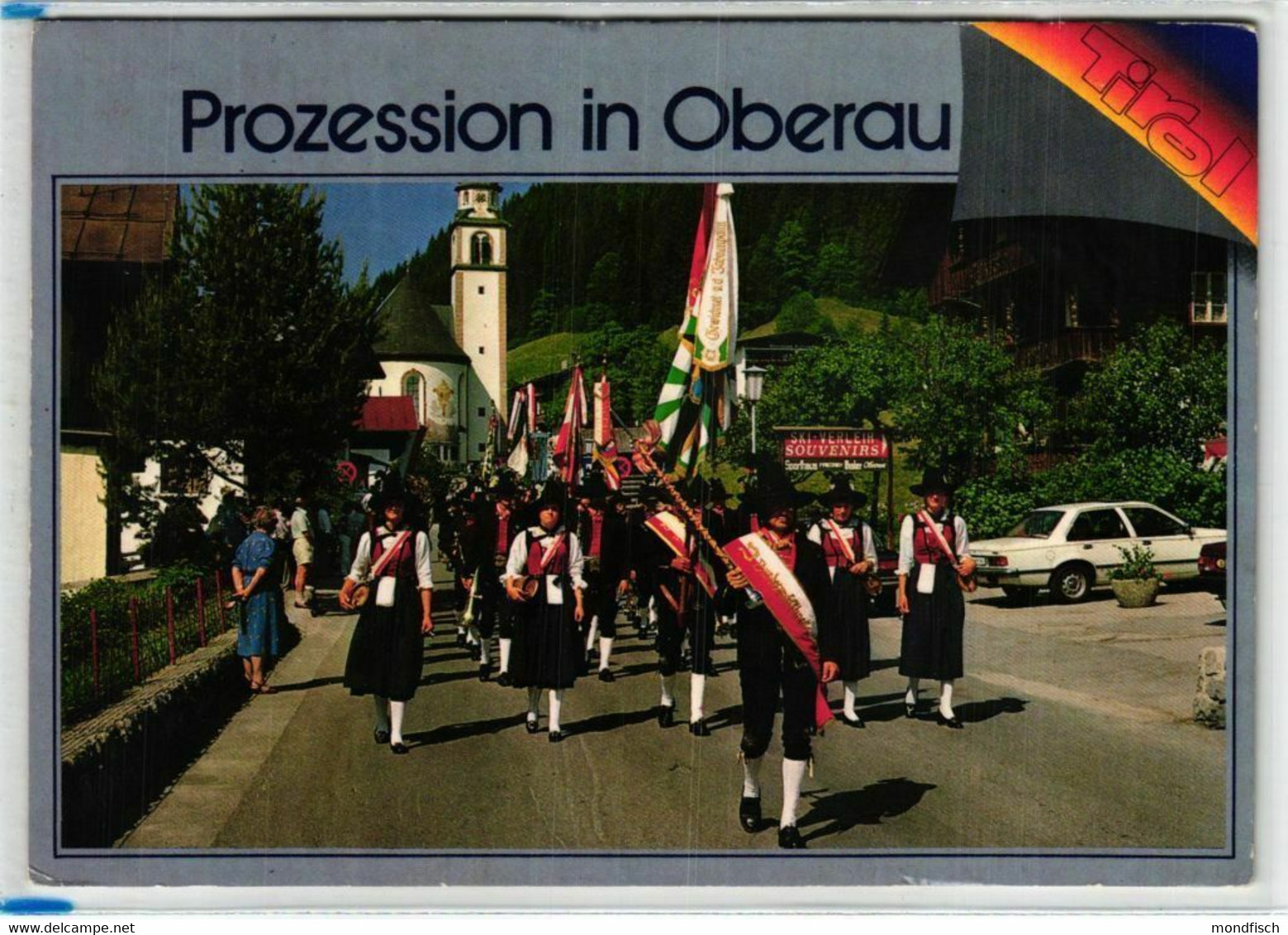 Oberau - Wildschönau - Prozession Mit Musikkapelle - Wildschönau