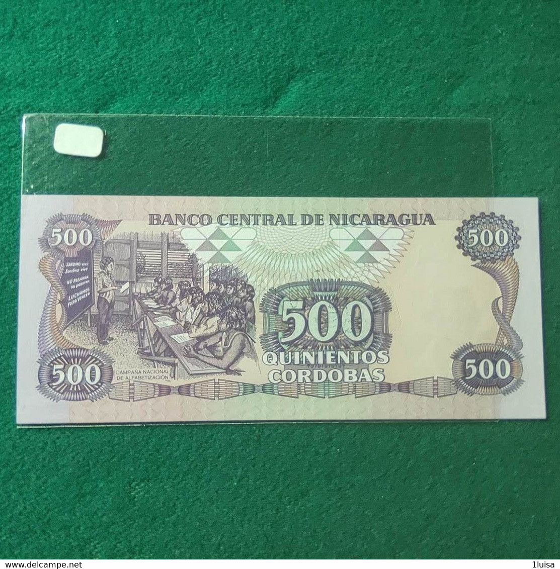 NICARAGUA 500 CORDOBAS 1985 - Nicaragua