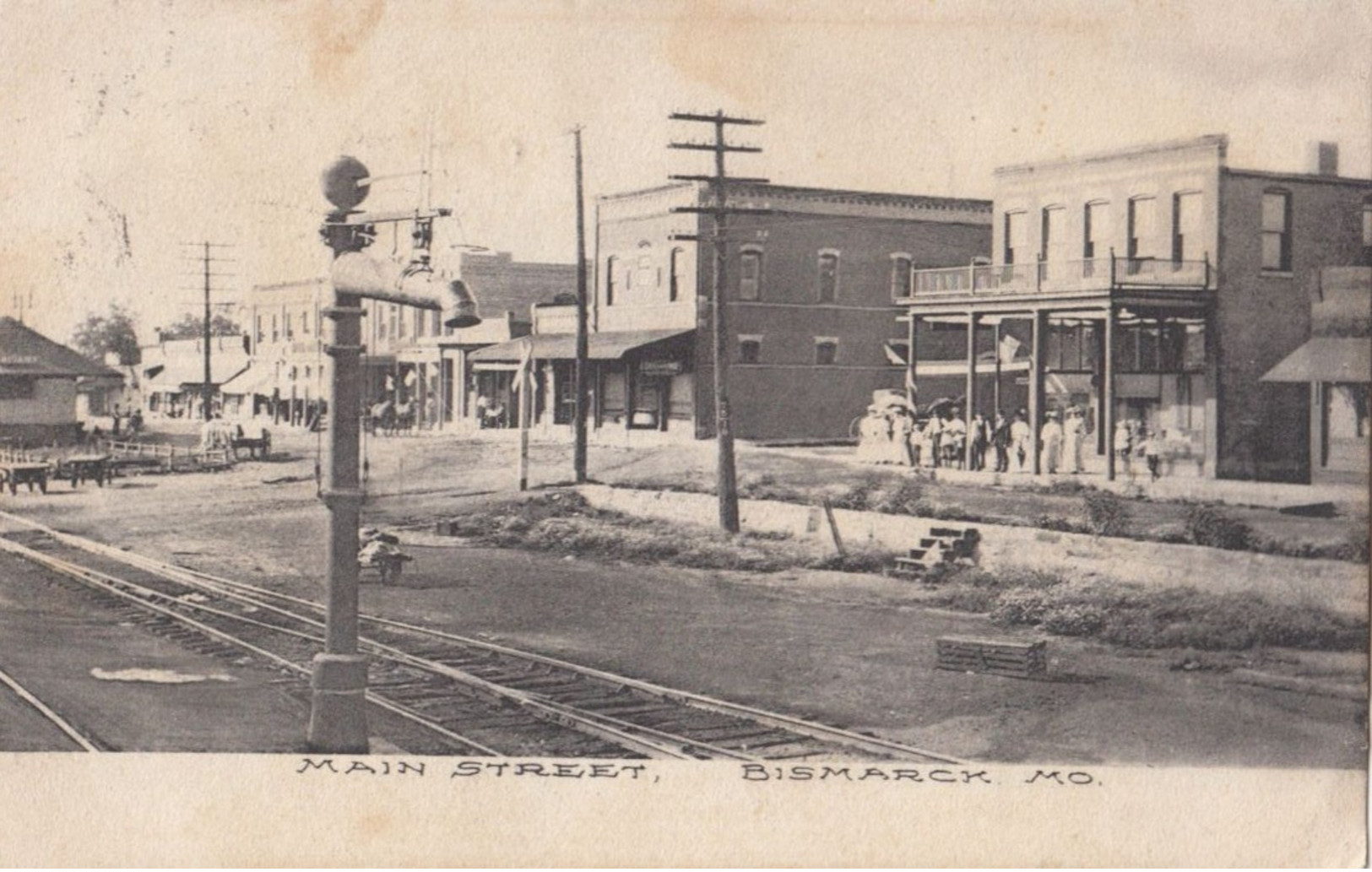 BISMARCK , Missouri , 1907 ; Main Street - Otros & Sin Clasificación