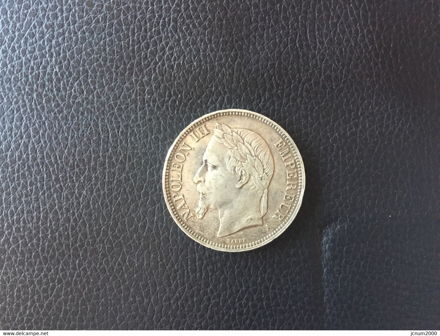 5f 1870A  Argent Napoleon  III - 5 Francs