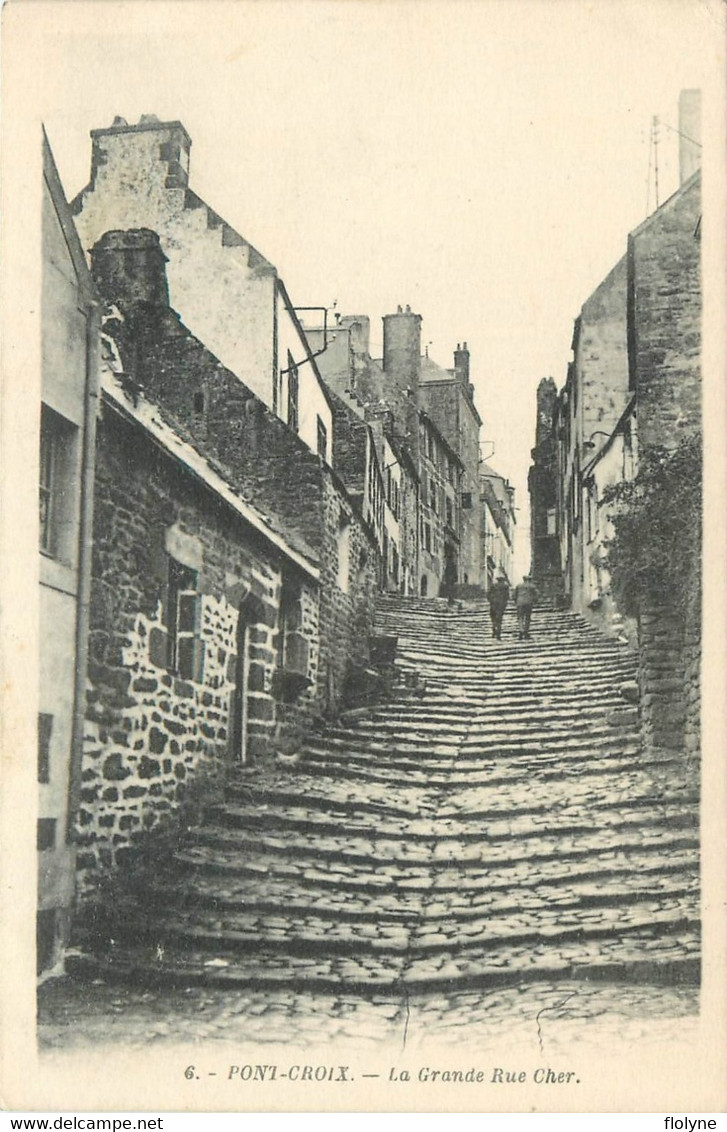 Pont Croix - La Grande Rue Cher - Les Escaliers - Pont-Croix