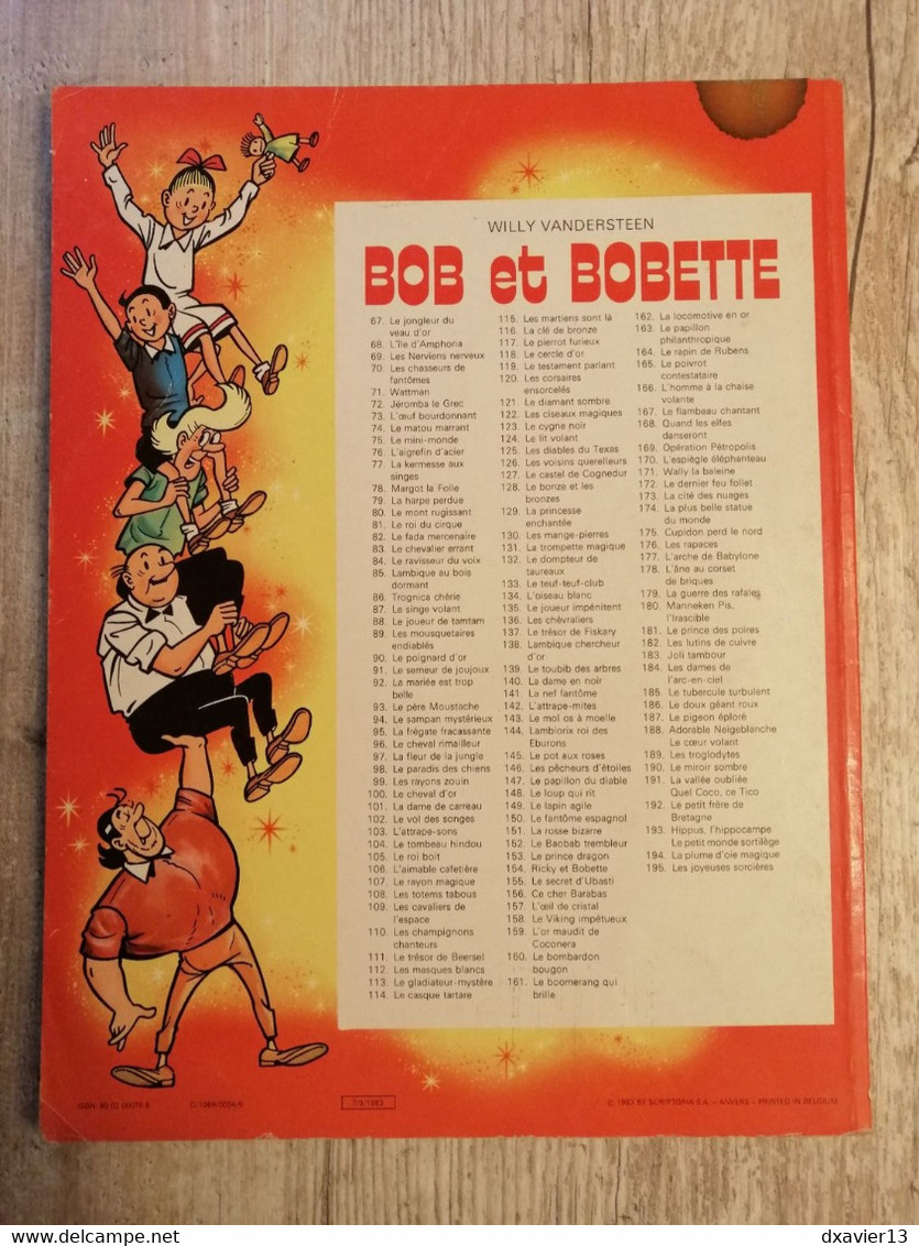 Bande Dessinée - Bob Et Bobette 90 - Le Poignard D'Or (1983) - Bob Et Bobette