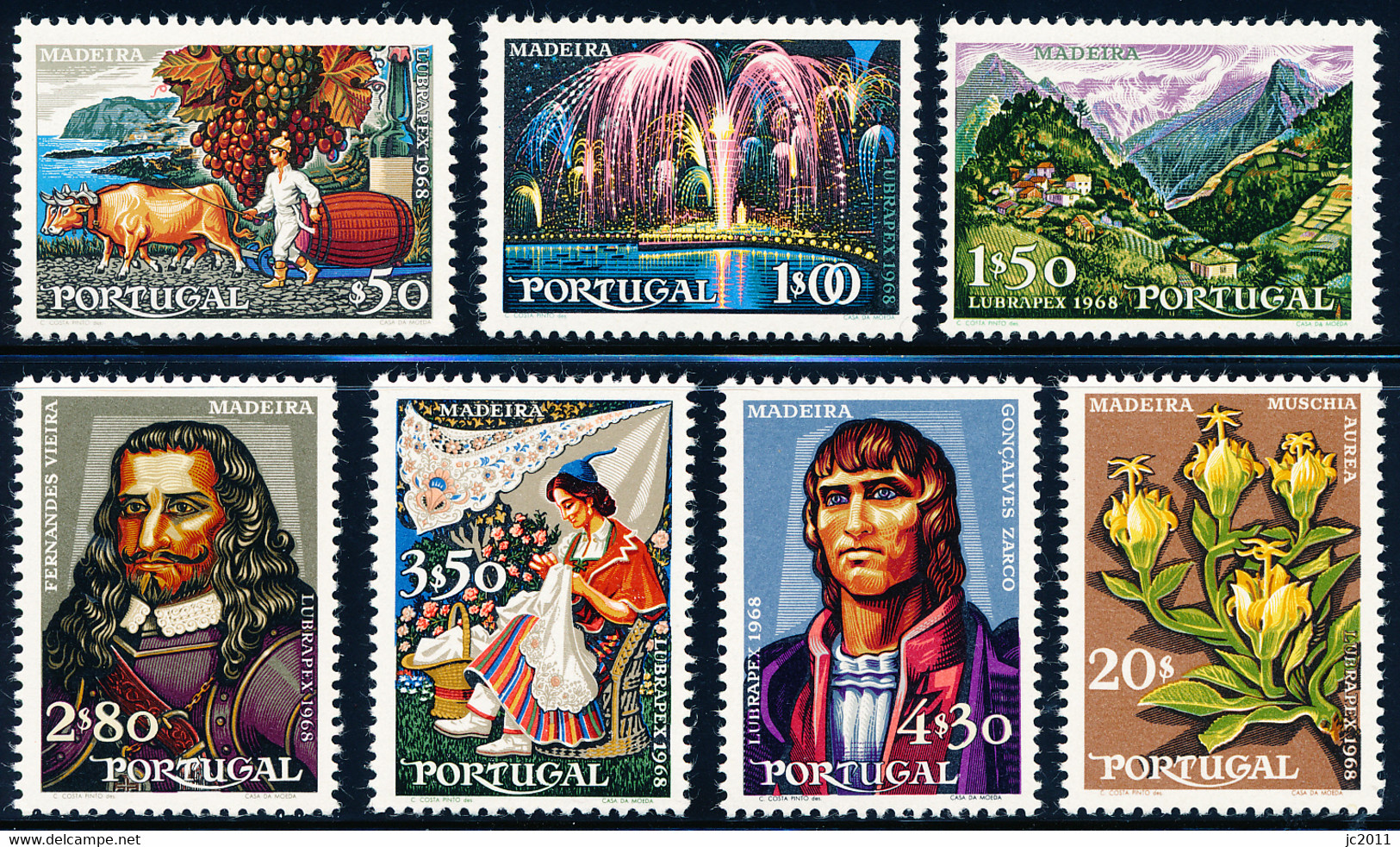 Portugal - 1968 - Lubrapex / Madeira - MNH - Nuovi