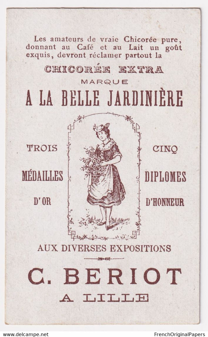 Anthropomorphisme Chromo Bériot Loire Vin Eau Minérale St Galmier Truites De Lignon Navet Carrotte Pommes Terre A62-52 - Té & Café